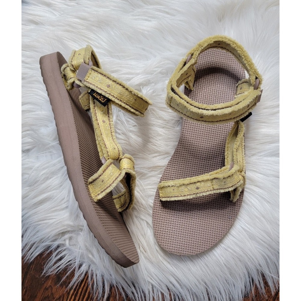 TEVA Universal Maressa Sandals Women's US Size 9 Yellow /Brown